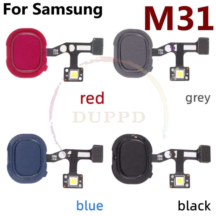 NEW Power Home Button Menu Return Key Fingerprint Touch ID Recognition Sensor Flex Cable For Samsung M20 M30 M30s M31 M31s