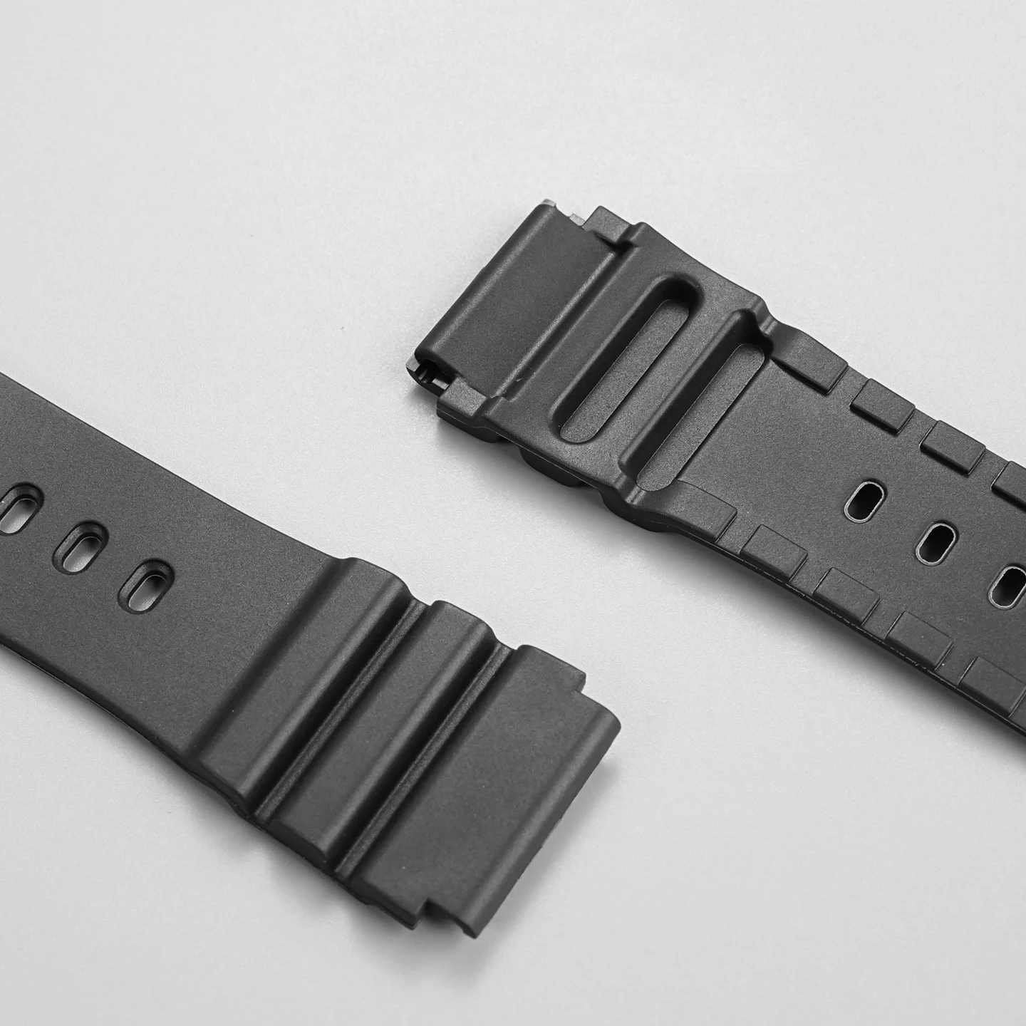 22mm TPU black watch strap For Casio Swordfish 5374 MDV-106 Wrist Band MDV107 MTPVD01 Water Ghost Rubber strap Sports Bracelet