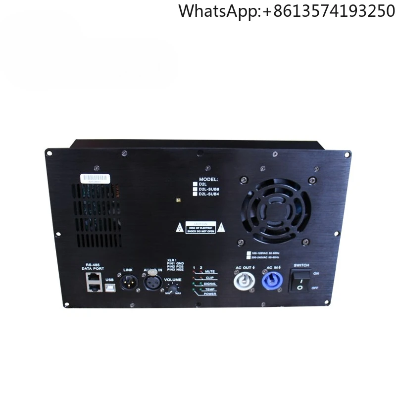 

D2L-SUB8 Single Channel Class D 1600W Active Speaker Power Amplifier Module