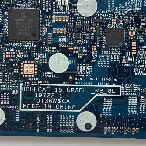 0V32GF V32GF CN-0V32GF 19722-1 di alta qualità per la scheda madre del computer portatile DELL 7500 con CPU SRGKW I7-10510U N17S-G3-A1 completamente testato al 100%