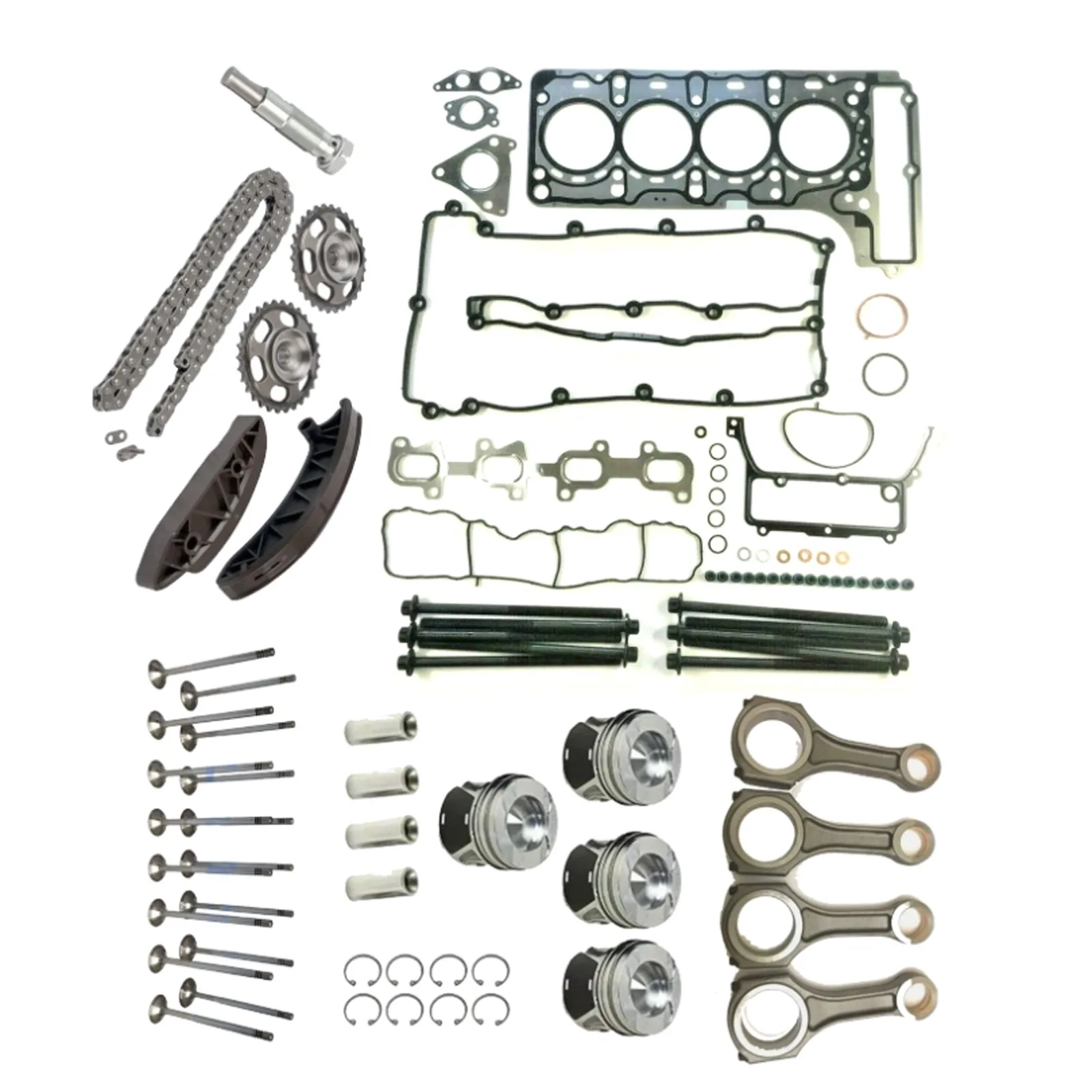 

Car Engine Parts Timing Chain Repair Kit Is Suitable for 06-22 Mercedes-Benz 2.1T A6510300020 A0009936176