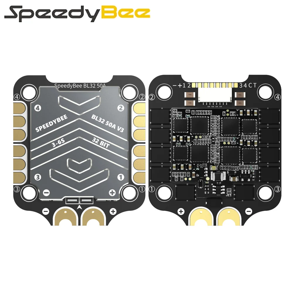 Imagem -04 - Velocidadeybee-controle de Voo tipo c Betaflight Esc com Gps para Drone Fpv Barômetro Mcu f7 v3 3s6s Bl32 50a em 1