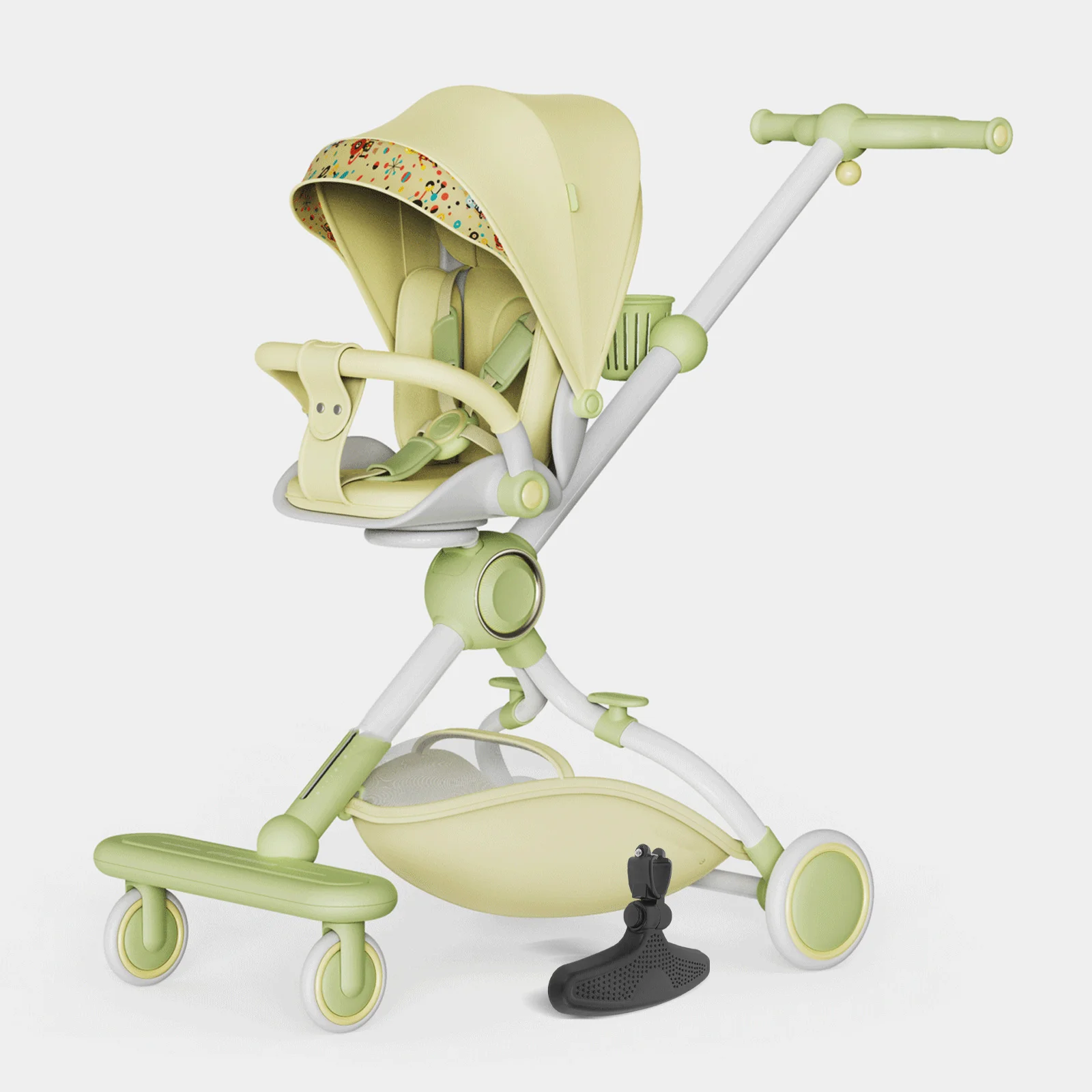 

Удобная универсальная подставка для ног коляски, регулируемая высота, удобная подставка для ног детской коляски, аксессуар