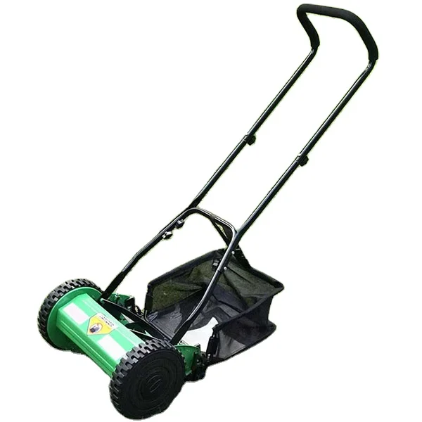 Daily used garden tools 16 inch Industrial Grass Trimmers Hand push Stereo handle Grass cutter manual reel Lawn mower