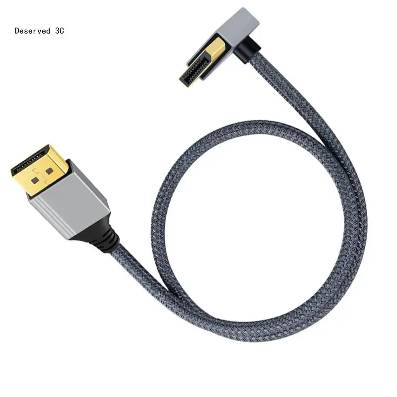 Multiple 4K60Hz DisplayPort HDMIcompatible Cable with Strong Braided Constructions for Display