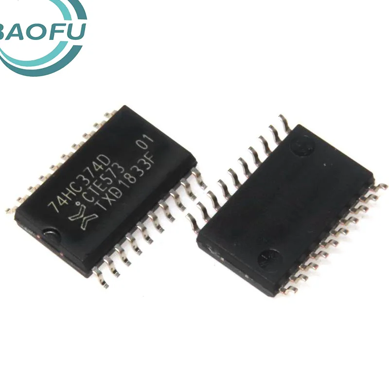 Newly imported original 74HC374D SOP20 wide body 7.2MM eight channel D-type trigger