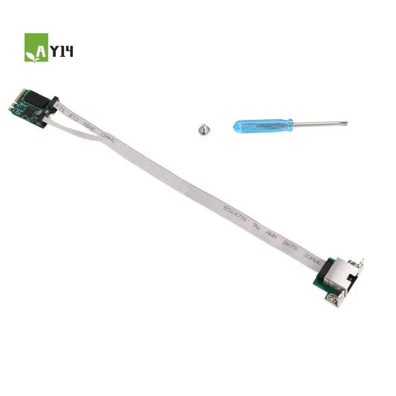

Сетевой адаптер AY14 -2.5Gb M.2 A+E с портом RJ45 COM, чип RTL8125BG, 2.5G/1G/100 Мбит/с, гигабитная Ethernet-карта LAN для настольных ПК