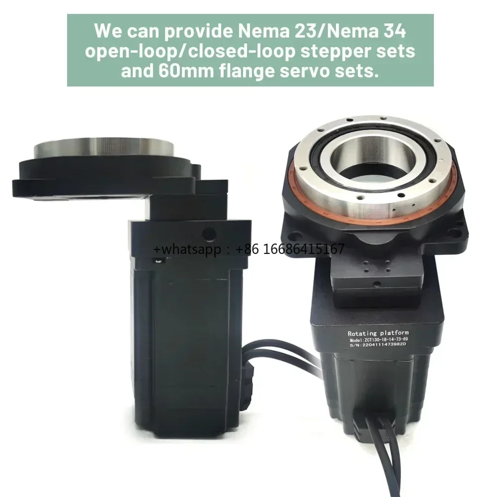 

CNC Hollow Rotary Actuator 360 Degree Precision Electric Stepper Servo Rotating Platform Replacing DD Motor Cam Divider