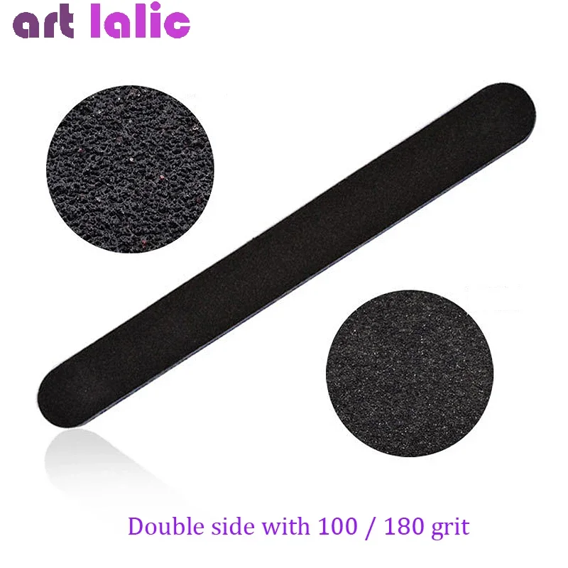 ตะไบเล็บแบบกระดาษทราย 5 ชิ้น, ตะไบเล็บแบบตรงสำหรับทำเล็บ DIY