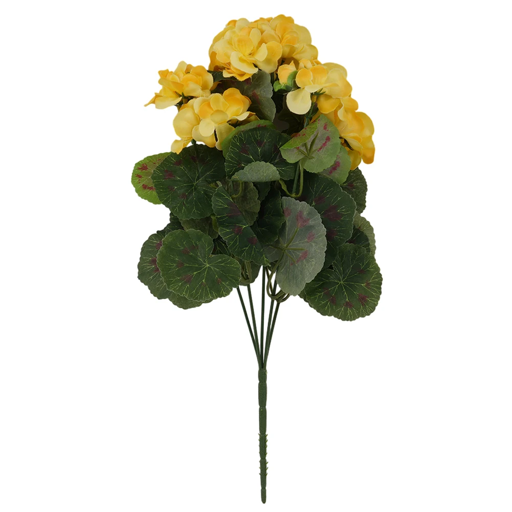 Artificial Begonia Flower Simulation Flower Plant Wedding Party Festival Restaurant Photography Set Office Home Desktop Decor