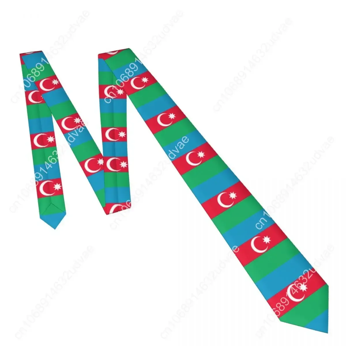 Klassische Krawatte für Männer Seide Herren Krawatten für Hochzeits feier Geschäft Erwachsenen Krawatte lässig azerbaijan Flagge Krawatte