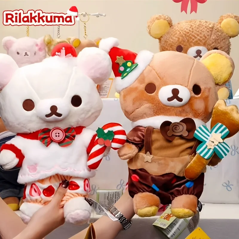 

Genuine Rilakkuma Anime Plush Doll Japanese Cute Christmas Bear Series Little White Bear Plush Doll Cute Girl Christmas Gift