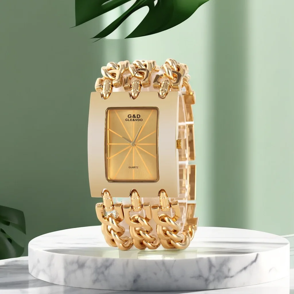 

G&D Geasden IP Electroplating Three-Chain (Large Size) Men's Watch