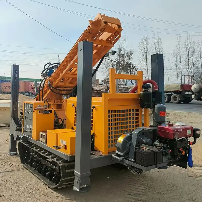 

Customized 180m Crawler Hydraulic Drill Flexible Mobile 180m Deep Well Water Well Drilling Rig