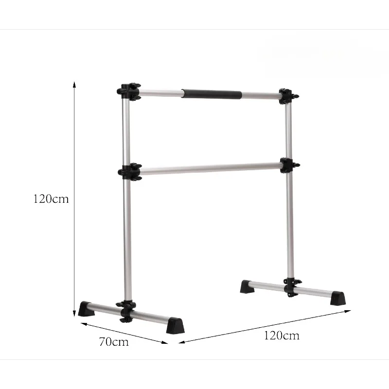 Aluminium Double-bar Dance Pole Height-adjustable and Portable Including A Storage Bag for Indoor Dance Exercise