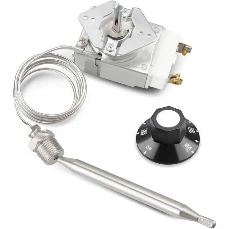 Termostato AEE6-RX-2-24 para fritadeira profunda, compatível com ADCRAFT, para fritadeira a gás Adcraft Atosa 301030004 Robertshaw 5300-402, com 3/8 polegadas.