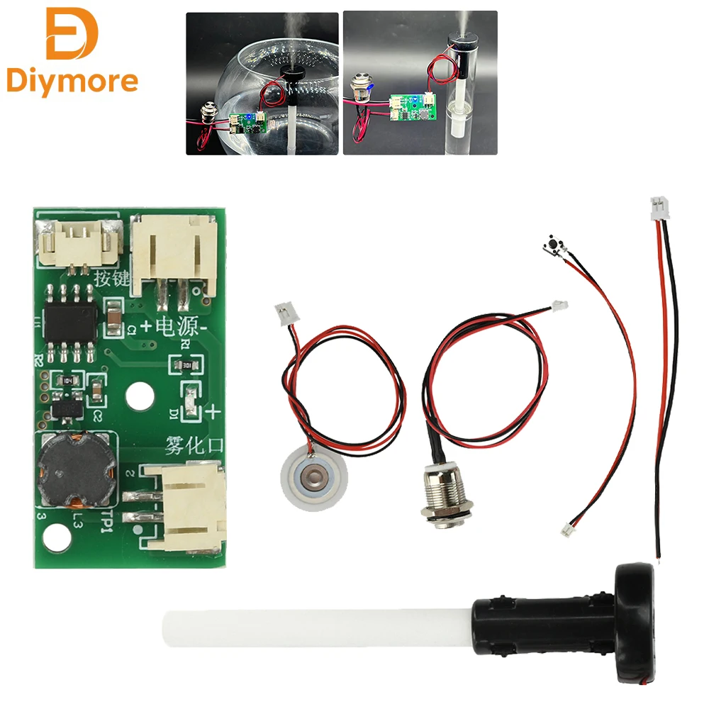 DC 5V Humidifier Ultrasonic USB Mini Humidifier DIY Kits Mist Maker Driver Circuit Board Fogger Atomization Film Atomizer Sheet