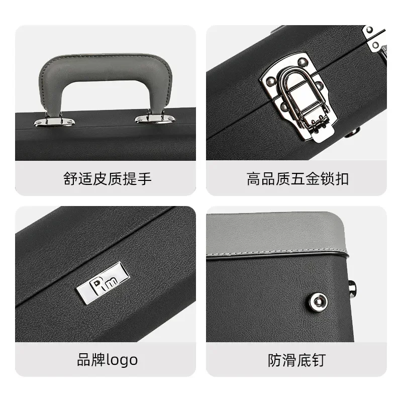 RM Night Midnight Electric Guitar LP Style Folk Classical Wooden Case Waterproof Drop Resistant Moisture Proof Thickened