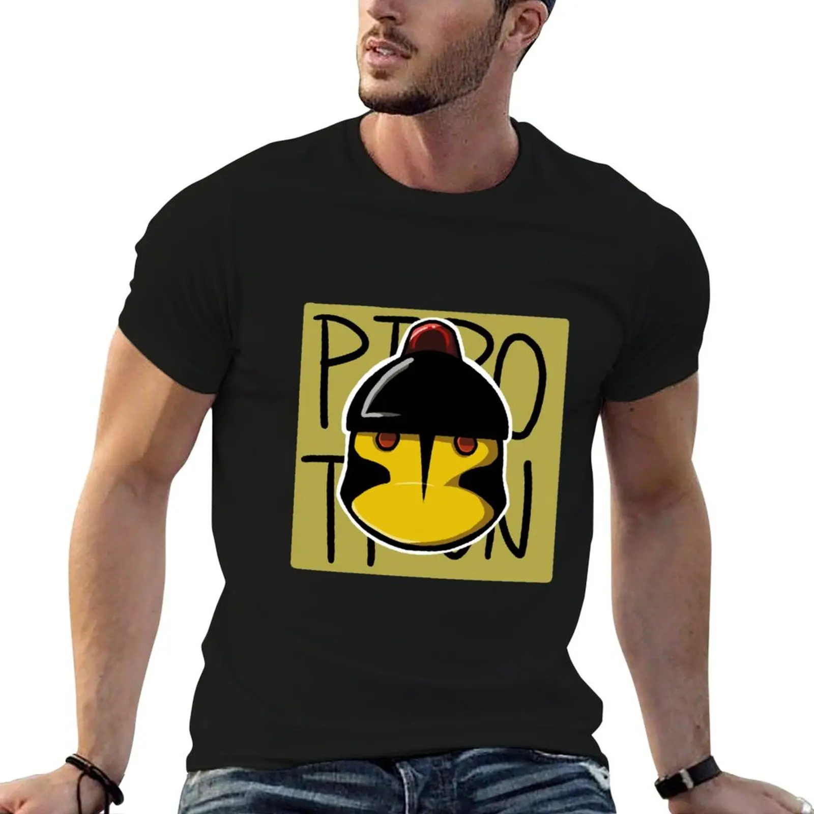 

Pipotron Yellow Ape Escape T-Shirt anime t shirts oversize printed t shirts for man T-Shirt
