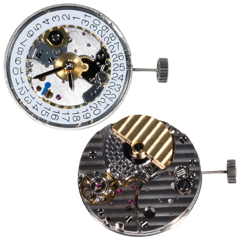 NEW 3 2.5 Hands Super Slim Micro-Rotor Automatic Mechanic Movement 5000A Movement date 3 O'clock Date Display Watchmaker Parts