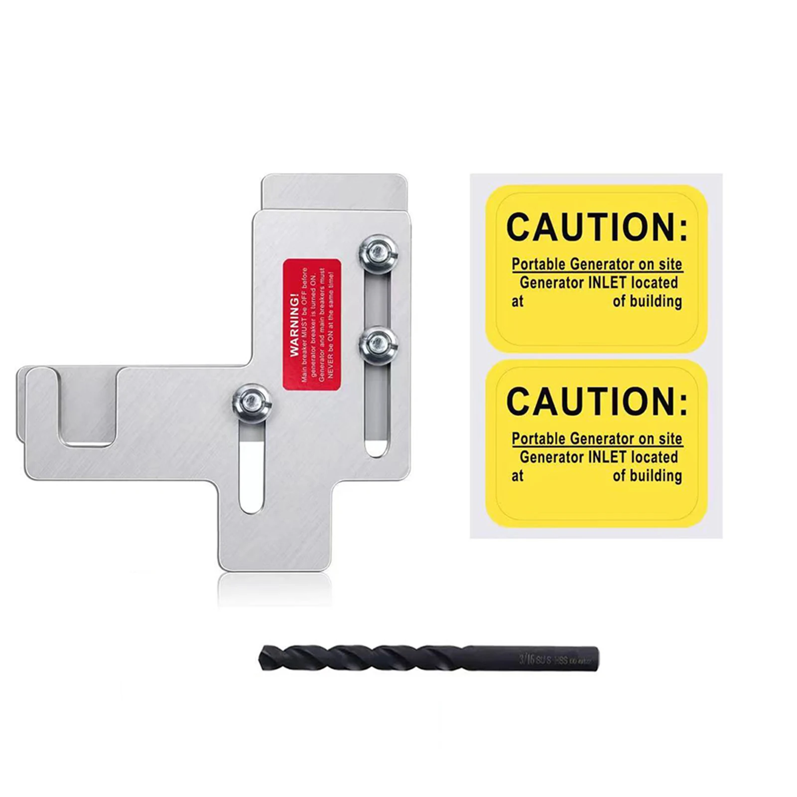 

Drill Lables Generator Interlock Switch Safely Between Your Utility and Generator Power with Our Interlock Set