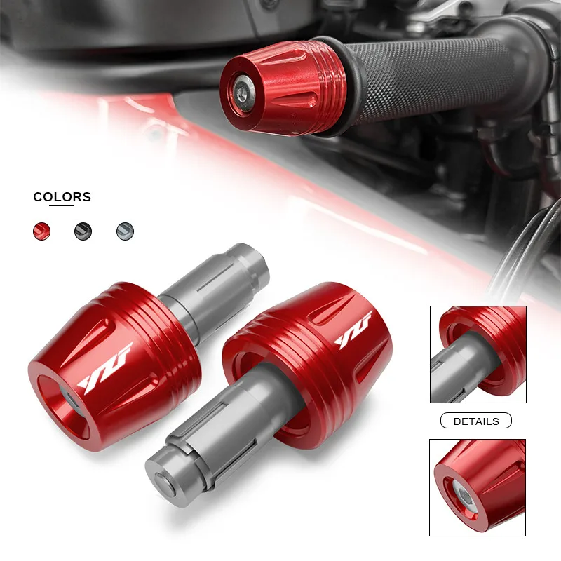 

YZF Handle Bar Cap For R9 R7 R1 R1M R3 R6 R15 R25 R125 All Years Motorcycle Accessories Handlebar Grips Anti Silder Protection