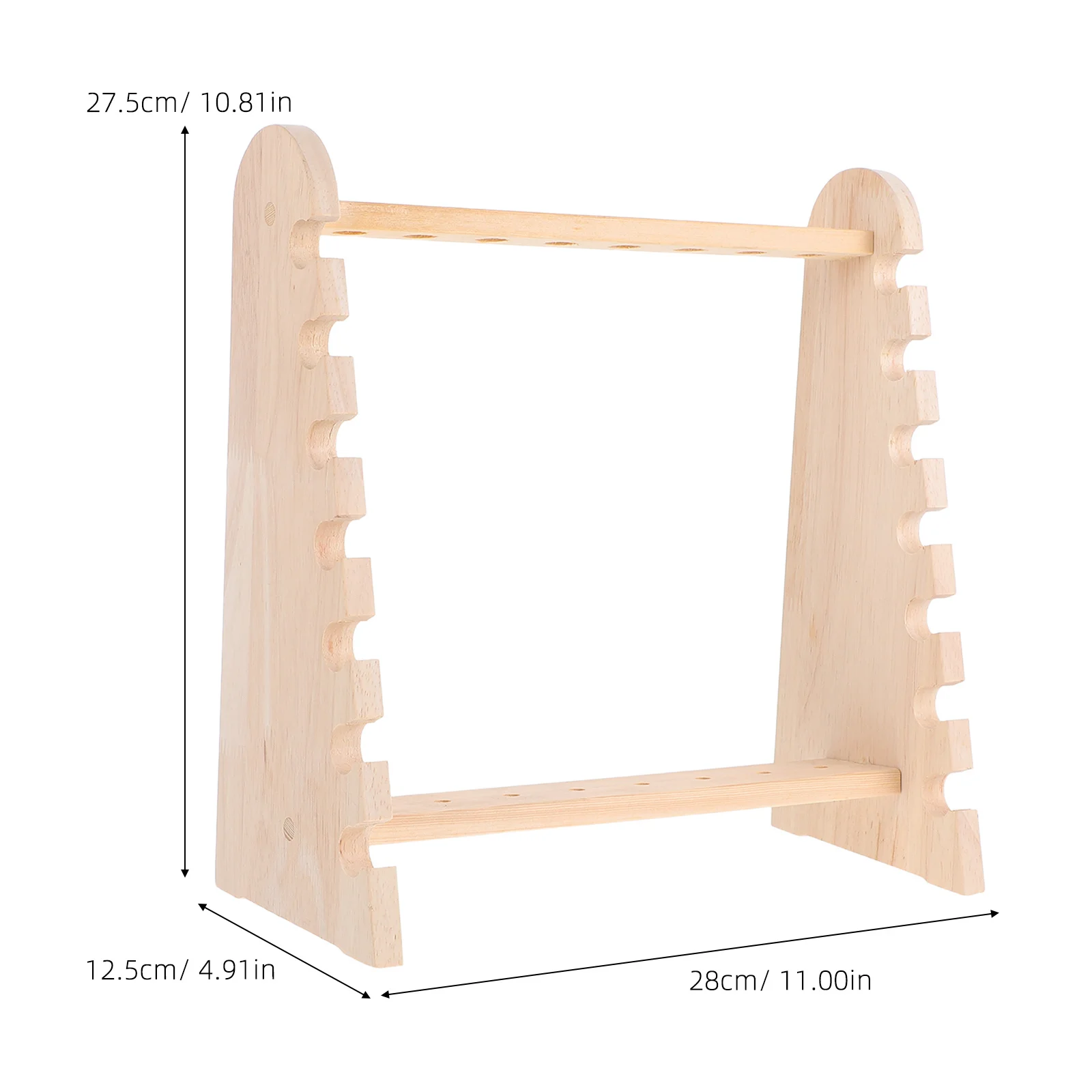 حامل مختبر حامل أنبوب اختبار خشبي لتخزين الماصة منظم أنبوب مدمج معدات مختبر العلوم المدرسية