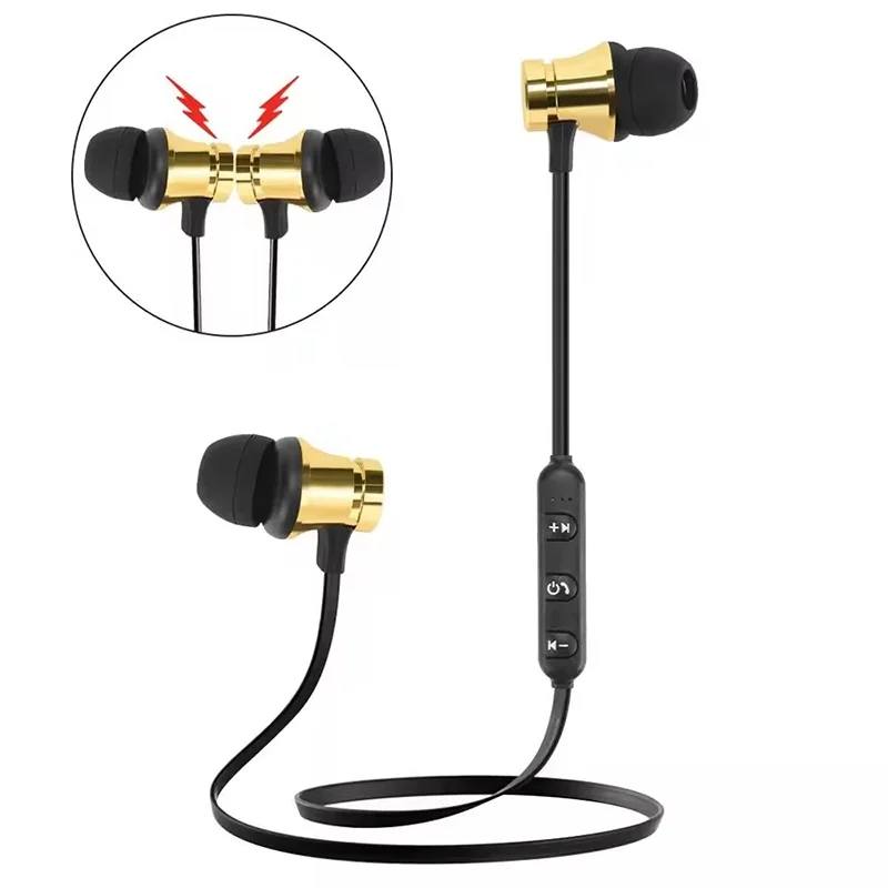 Long Wear Comfort Earbuds Magnetic Neckband Wireless Earphone Waterproof Sports In-Ear Design Outdoor Running Fitness Headset
