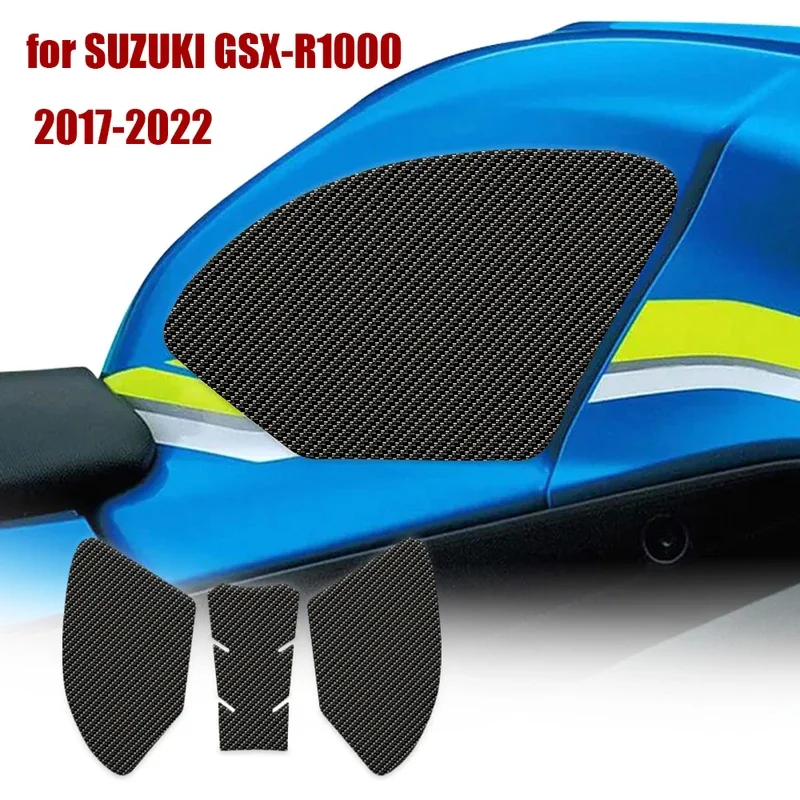 Für SUZUKI GSX-R1000 GSXR 1000 2017-2022 Motorrad-Seiten-Tank polster Schutz Knie-Anti-Rutsch-Matten