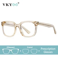 VICKY-gafas cuadradas con montura grande, fotocromáticas multifocales progresivas, protección contra luz azul, prescripción personalizable