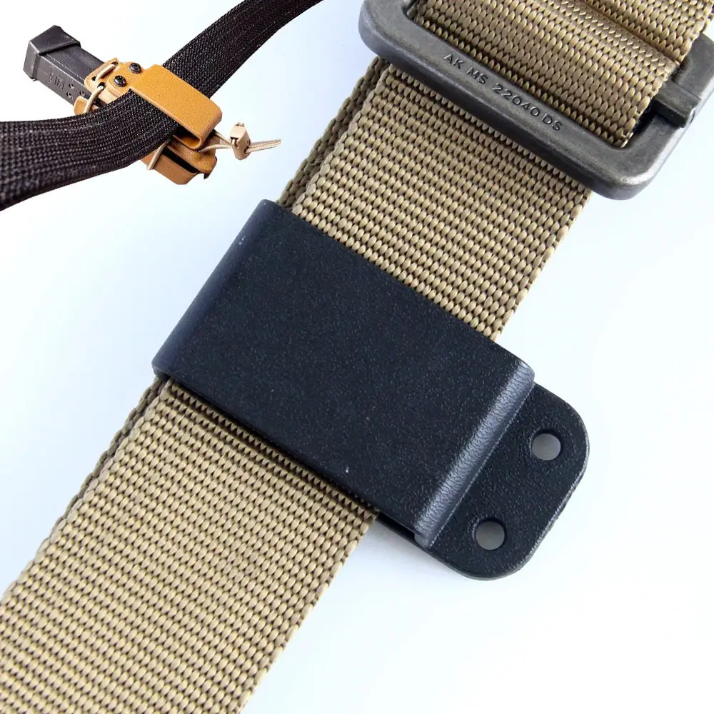 

6PCS Black Clip Buckle Clamp For Sheaths Holsters Belt Loop With Chicago Screws Spare Parts