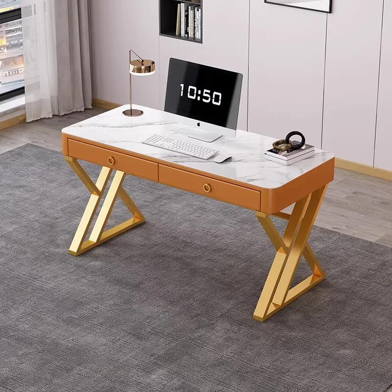 ^&Computer Desk Small Home Bedroom Simple Wind Large Size Light Luxury High-End Multi-Function Writing Desk