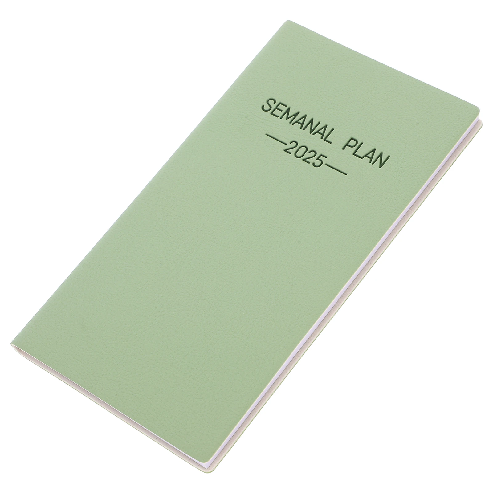 Spanish Agenda 2025 Planner Notebook Daily Weekly Schedule Diary Monthly Views Portable Pocket Size Notebooks Work Organization