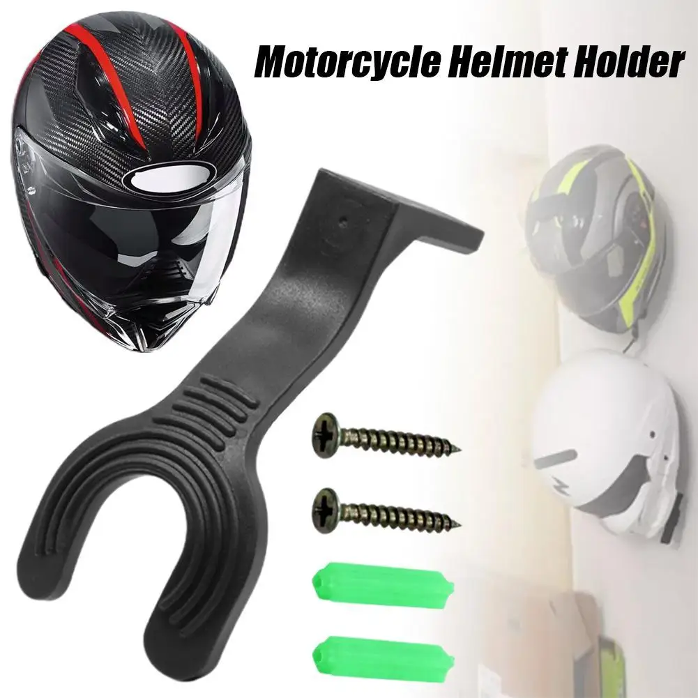 Motorcycle Head Gear Hook Motorcycle Helmet Holder Helmet Hook Wall Mount Football Bicycle Hat Hanger Stand For Caps Wall R Q5J2