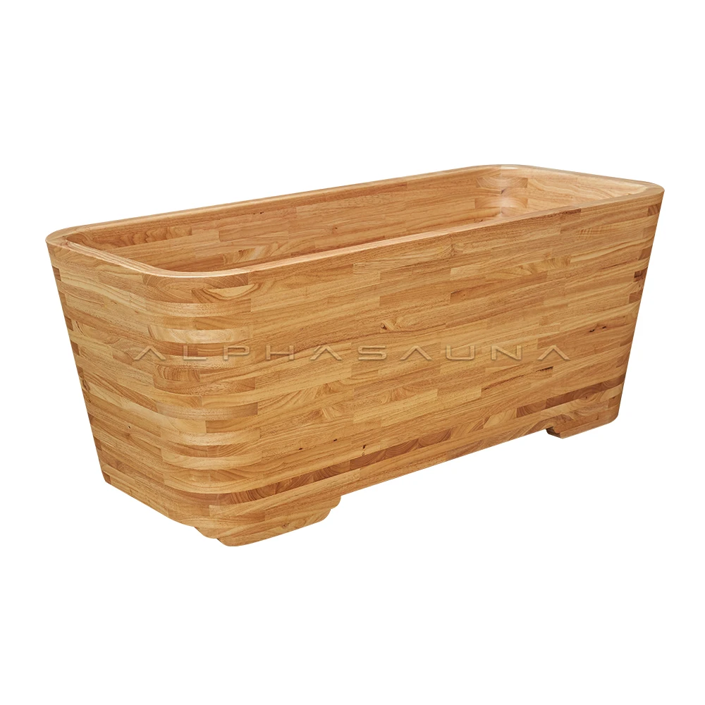 Freestanding Wooden Portable Japanese Bathtub Outdoor For Sale