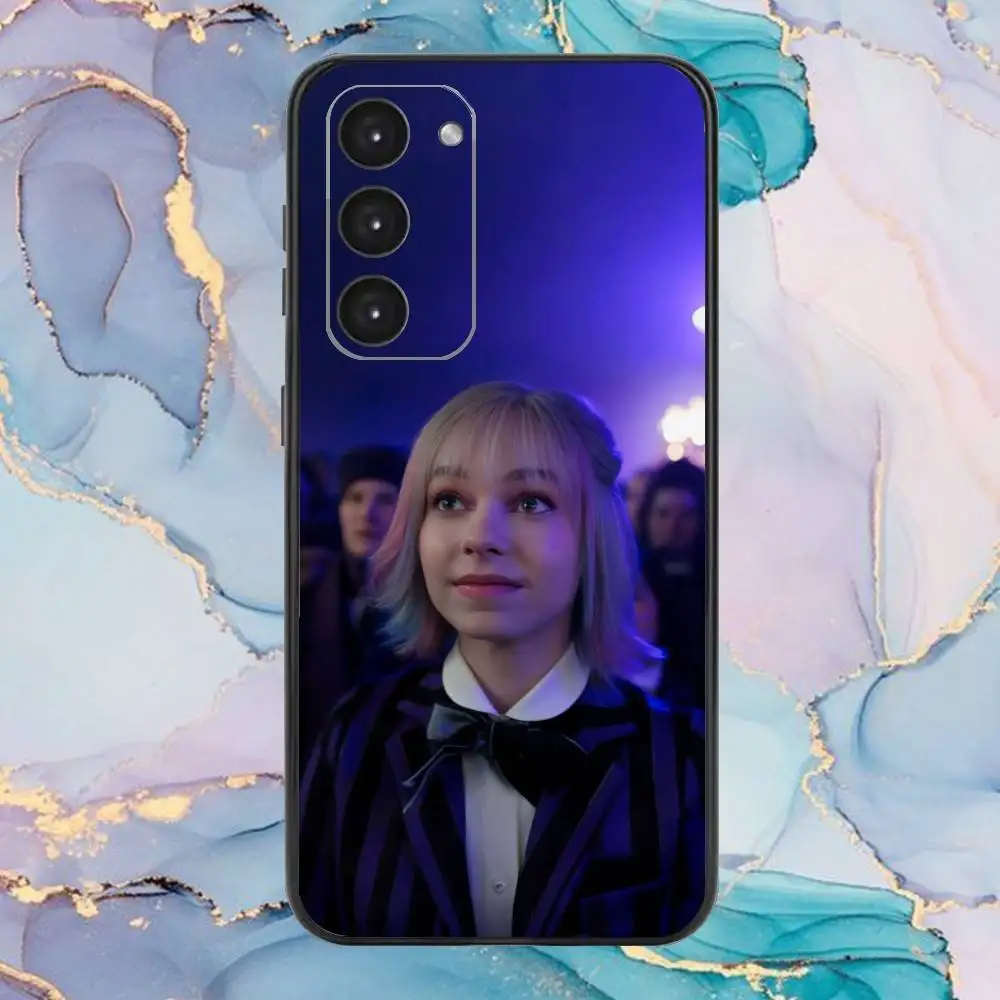 حافظة هاتف E-Emma Actor M-Myers لهاتف سامسونج جالاكسي A73، A72، A71، A70، A53، A52، A51، غطاء أسود ناعم آخر