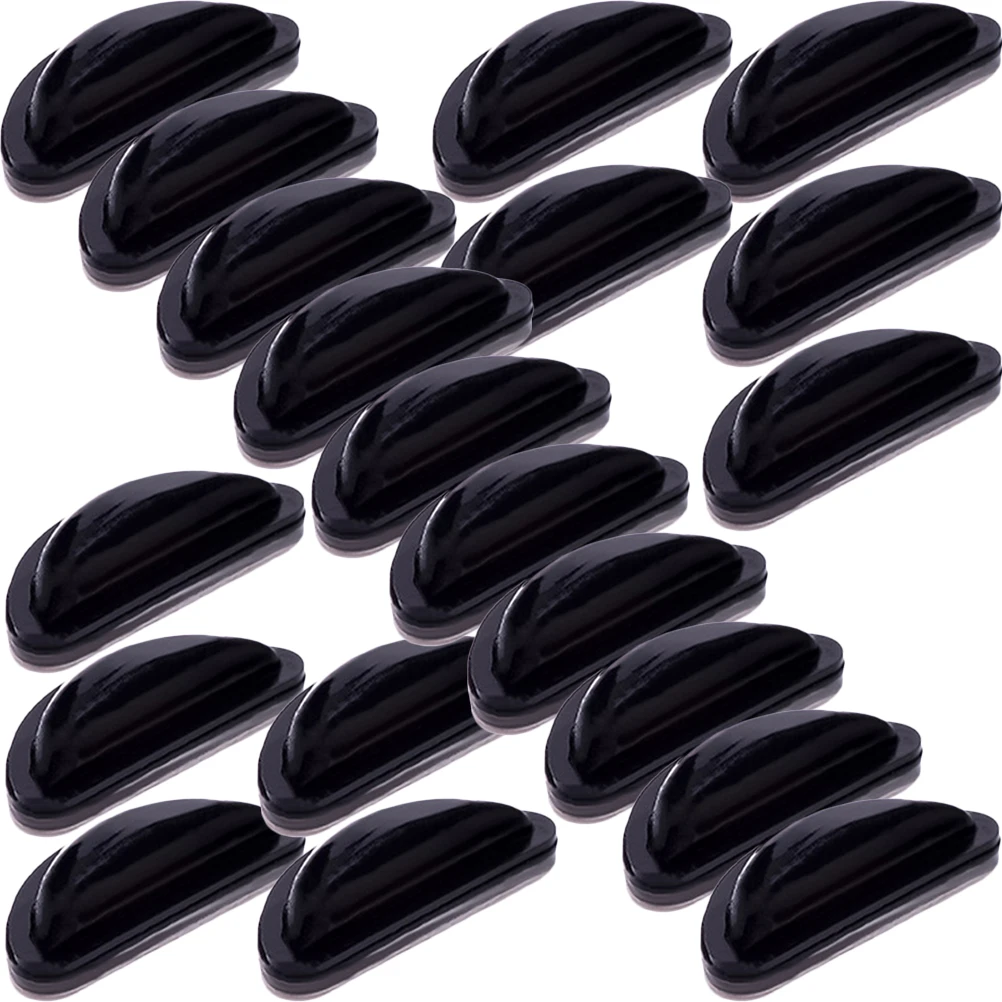

20 Pairs Silicone Nose Pads for Eyeglasses Sunglasses Nonslip Replaceable Supplies Glasses Nose Grips Rest Repair Accessories