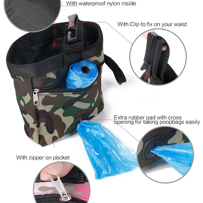 

Pet Training Grooming Treat Bags Large Puppy Treats Snack Treating Pouch for Trainers Multifunction