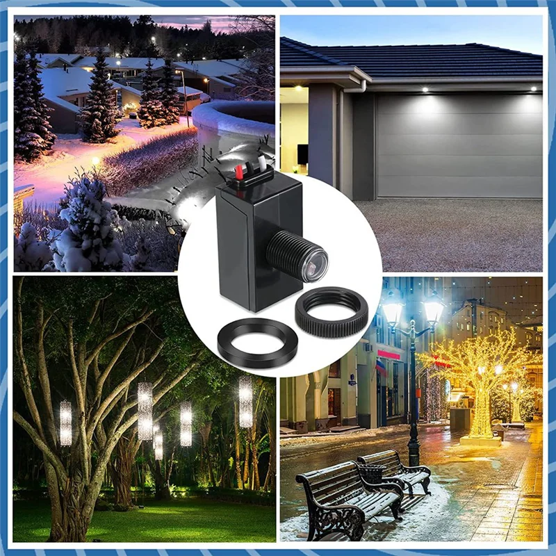 Сейчас в тренде, 6 упаковок, датчик от суката до рассвета для наружного освещения, 120-277 В, фотоэлектрический переключатель, датчик освещенности фотоэлемента