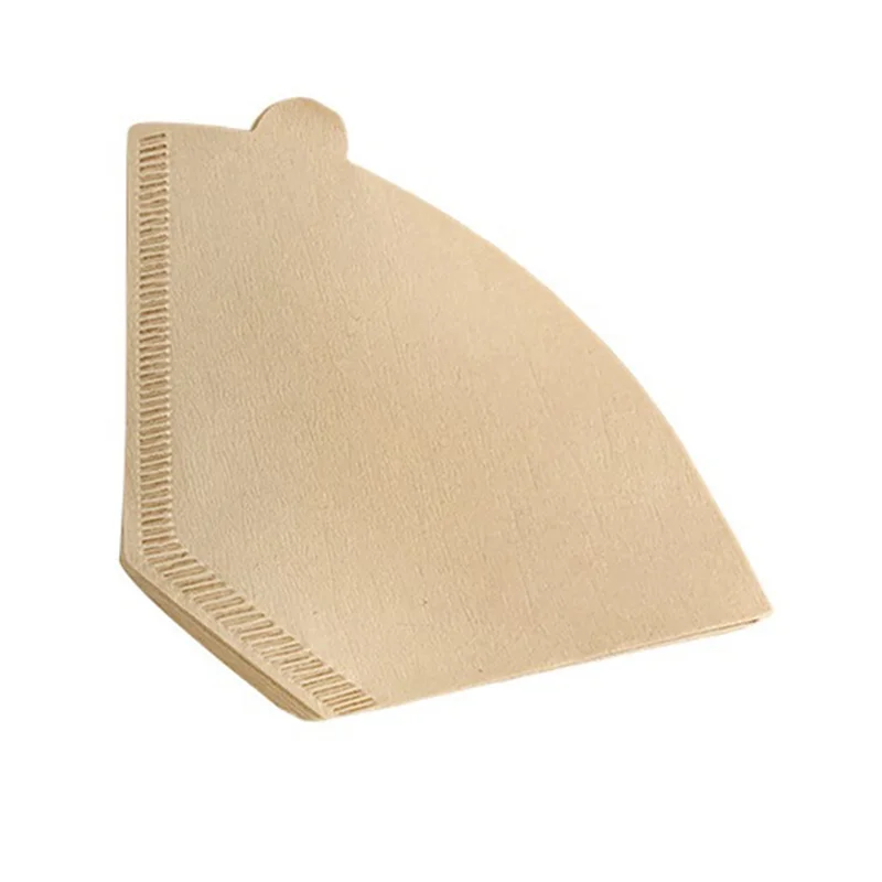 أجهزة المتسوق 300 قطعة من فلاتر القهوة 4 فلاتر قهوة للاستعمال مرة واحدة 4 ورق مخروطي لصب أكثر من صانعي القهوة/منقط القهوة C