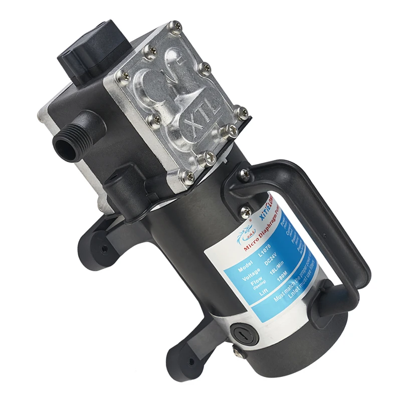 L1078H2D-24-400FS 24V 400W High-flow, High-power Pipeline Cleaning Pump Pressure Measurement Micro-electric Diaphragm Pump