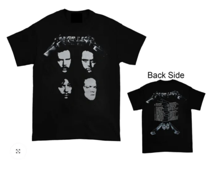 

1991 Metalica Black Album Tour T-Shirt