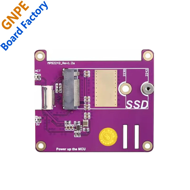 لوحة توسيع Pi 5 ، PCIe إلى M.2 NVME SSD ، قبعة ، يدعم Gen3 ، يدعم