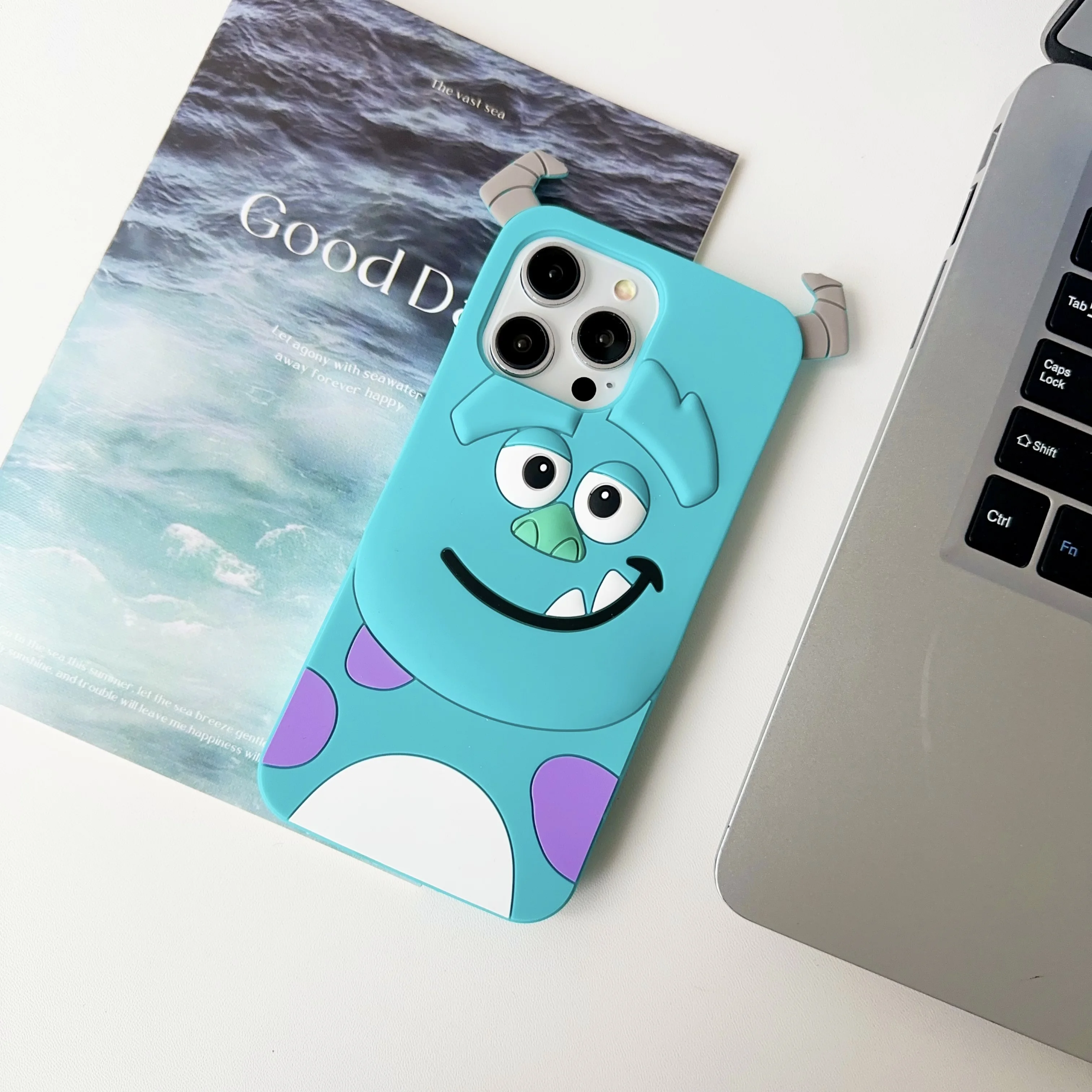 Sulley Silicone Soft Case For Samsung Galaxy A52 A51 A54 A24 A34 A55 A30s A53 A32 A50s A15 A25 A12 A35 A04s S21 FE S23 S24 Ultra