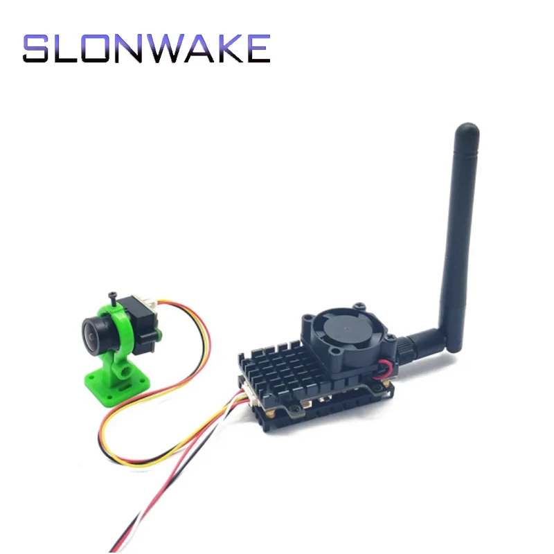 Transmisor Inalámbrico FPV de más de 2Km de alcance, 5,8 Ghz, 2W, 2000MW, 48 canales, vídeo, AV, emisor de Audio y 2,8mm, CMOS, cámara 1000TVL para Dron teledirigido