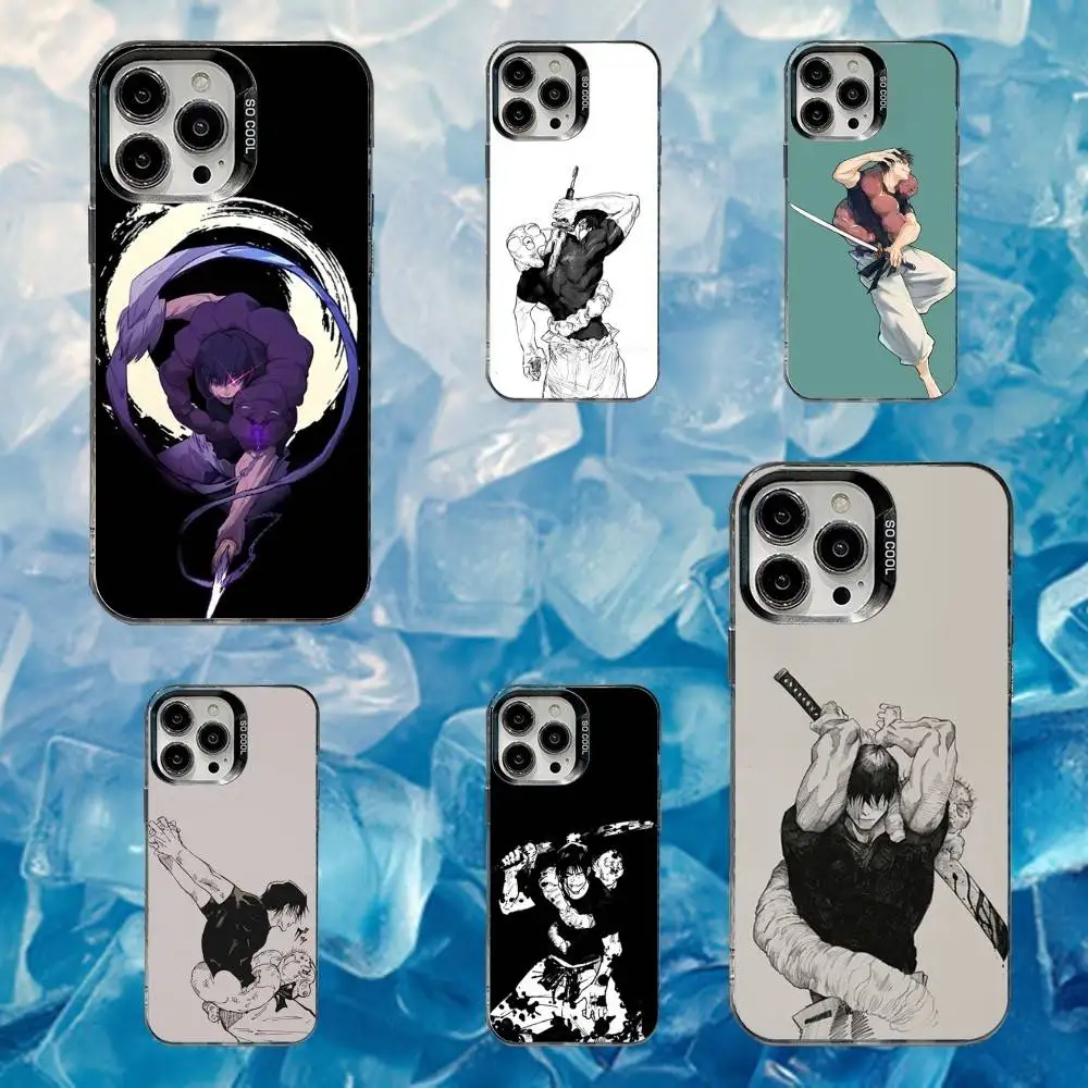 

Toji Fushiguro J-Jujutsu Phone Case For iPhone 16,15,14,13,12,11,Mini,Pro,SE,MAX White Matte Shockproof Cover