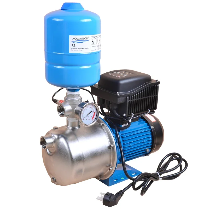 Self-priming variable frequency booster pump stainless steel constant pressure water supply pump commercial intelligent