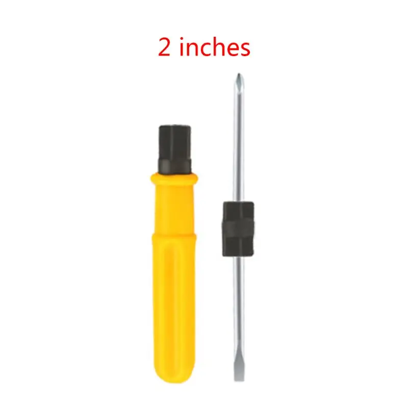 2 Sides Phillips and Slotted Double Head Screwdrivers Portable Repair Tools