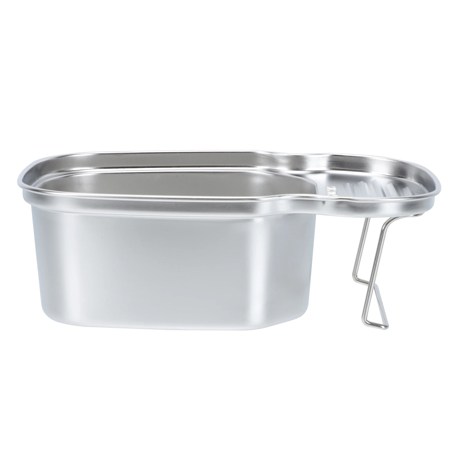 

1pc Stainless Steel Saddle Shaped Drain Basket Thickened Rust Resistant Sink Storage Rack Multi Function Kitchen Basket