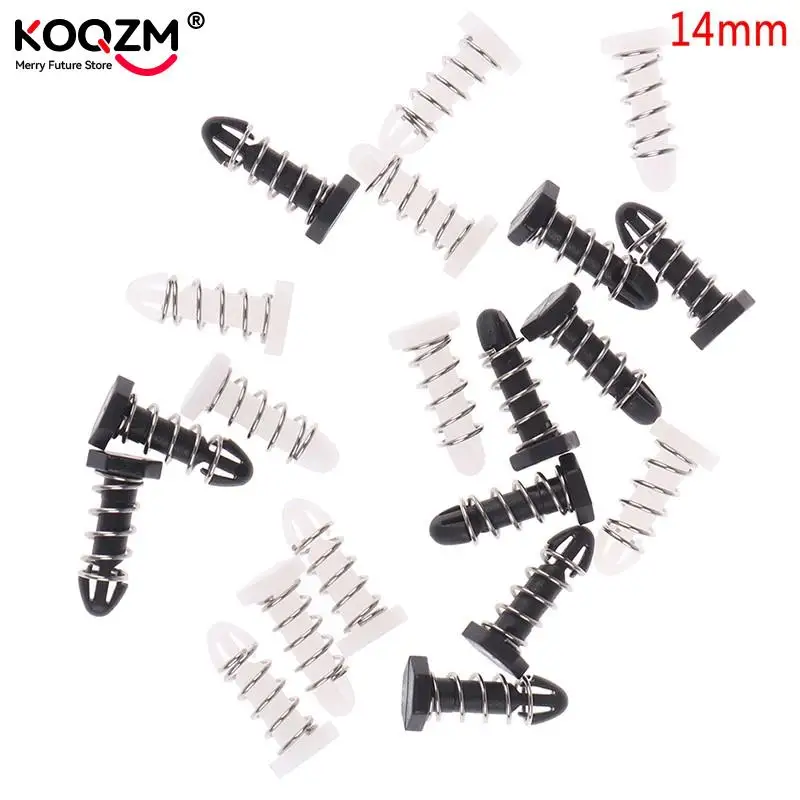 10pcs 14mm Plastic Nail Southbridge Northbridge Cooling Fan Plastic Spring Clips Secure The Heat Sink